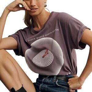 LETLUV Queen Jazz Graphic Tee Various Sizes New w/o Tag MSRP $78 Anthropologie